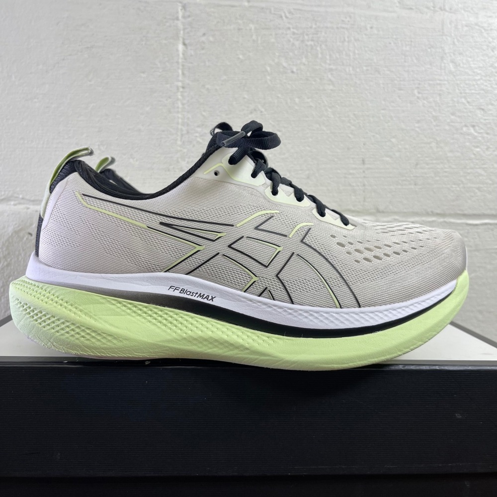 Asics Glideride Max 1011B891 Gray Athletic Running Shoes Sneakers Men's 9 US